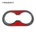 Backseat Cup Holder for Tesla Model 3 Model Y - Carbon Fiber Interior Mods - Tesery Official Store