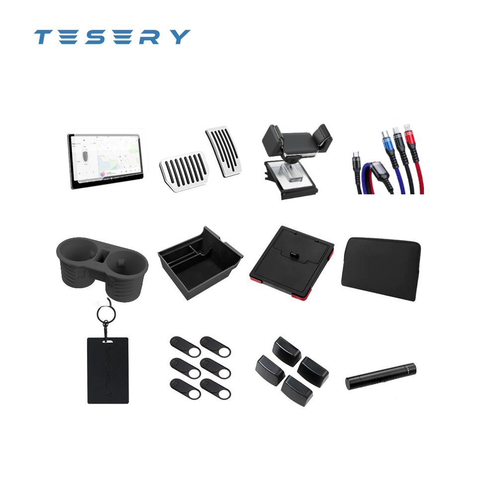 Basic Must-Have Tesla Accessories Package suitable for Model 3 & Model Y 2021-2023 - Tesery Official Store