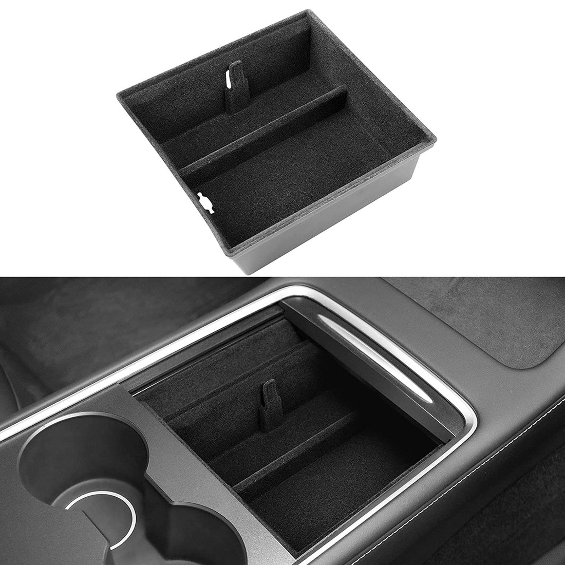 Center Console Organizer Tray for Model 3 2021-2023.10 / Tesla Model Y 2020-2024 - Tesery Official Store