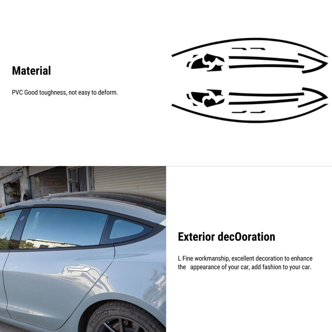 Chrome delete For Model 3 2017-2023.10 - Tesery Official Store