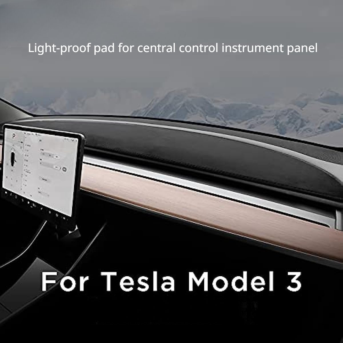 Dashboard blackout mat  for Tesla Model 3/Y 2017-2023 - Tesery Official Store