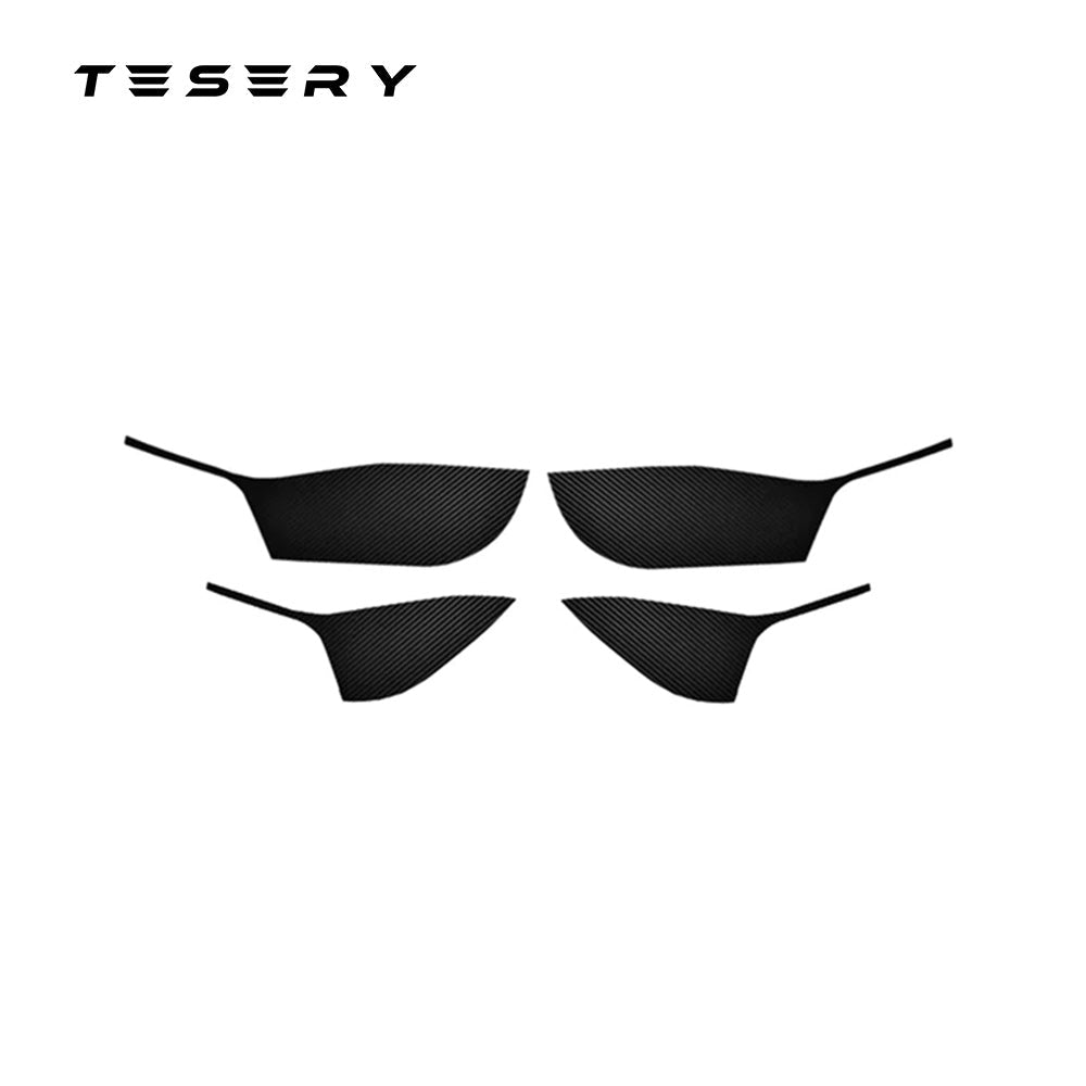 Door Kick Film【4pcs】suitable for Tesla Model S 2017-2021 - Tesery Official Store