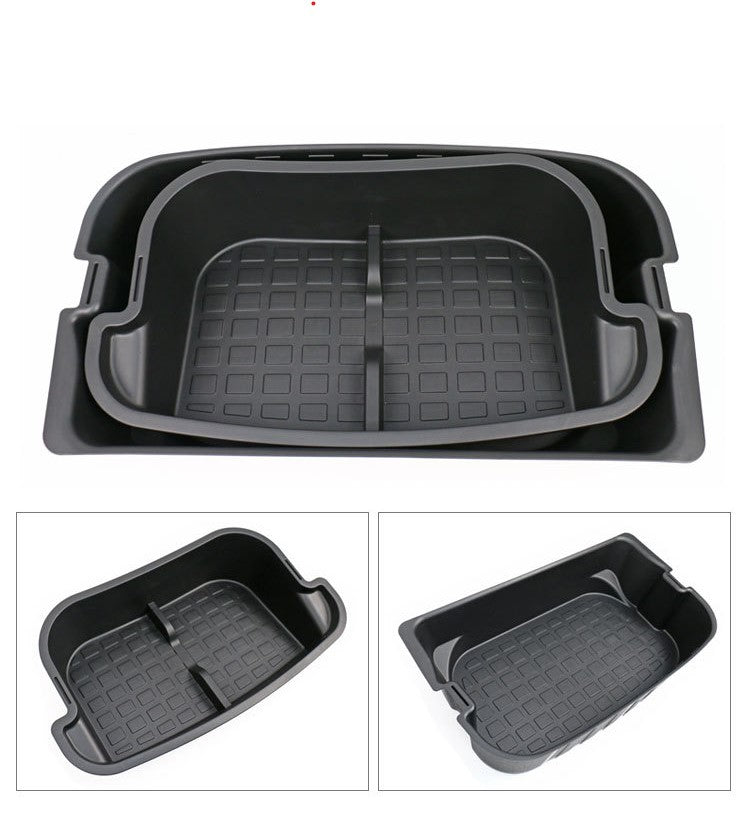 Double-Layer Trunk Storage Box Trunk Organizer for Tesla Model Y 2020-2024 - Tesery Official Store