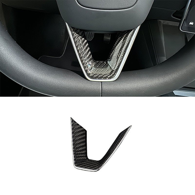 Dry Carbon Fibre Steering Wheel V - Cover for Model 3 Highland & Model Y - Tesery Official Store