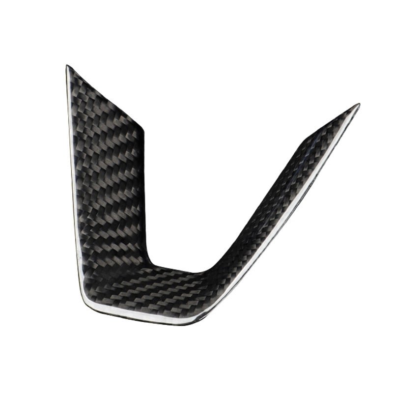 Dry Carbon Fibre Steering Wheel V-Cover for Tesla Model 3 Highland - Tesery Official Store