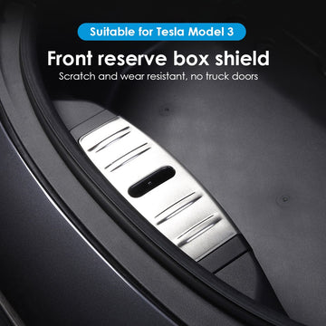 Front Trunk Shield Trunk Protector Patch egnet til Tesla Model 3 2017-2023.
