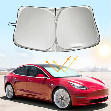 Foran vindrude Solskærm til Tesla Model 3 / Model Y