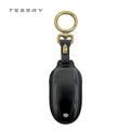 Handmade Leather Keychain suitable for Tesla Model 3 - Tesery Official Store