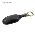 Handmade Leather Keychain suitable for Tesla Model 3 - Tesery Official Store