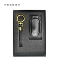 Handmade Leather Keychain suitable for Tesla Model 3 - Tesery Official Store