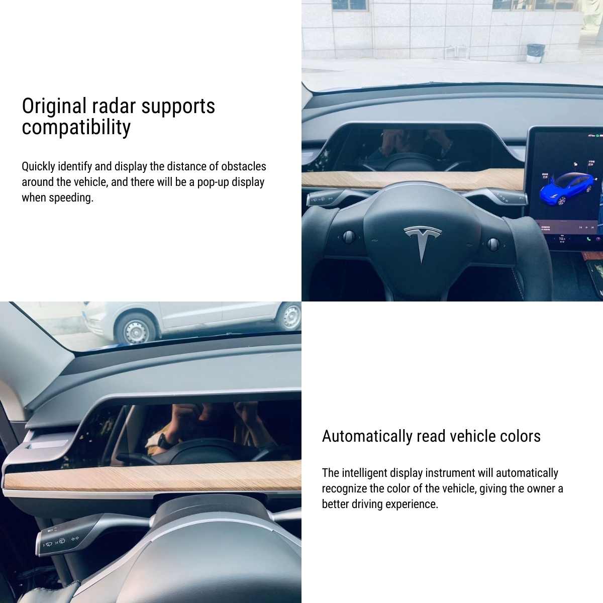 Dashboard Touchscreen Display, Steering Wheel Tesla Model Y Electric Car,  Driver S Column, Modern Passenger Car, Showcasing Editorial Stock Image -  Image of transport, dashboard: 290472224