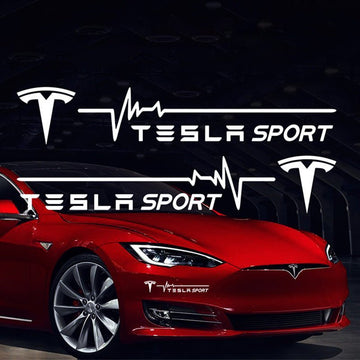 Letter Emblem Sticker For Tesla Model 3/Y/S/X - Tesery Official Store