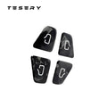 Model 3 / Y Door & Window Switch Panel Covers (14PCS) - Carbon Fiber Interior Mods - Tesery Official Store