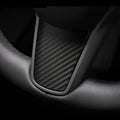 Model 3 / Y Steering Wheel Middle Trim Cover - Carbon Fiber Interior Mods - Tesery Official Store