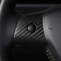 Model 3 / Y Steering Wheel Patch - Carbon Fiber Interior Mods - Tesery Official Store