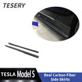 Real Carbon Fiber Side Skirts -【Revo Style】suitable for Tesla Model S 2014-2020 - Tesery Official Store