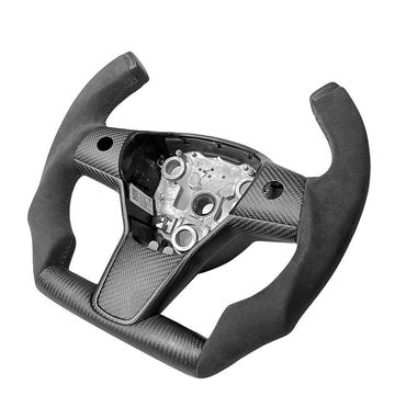 Custom Carbon Fiber Steering Wheel for Tesla Model 3 / Y【F1 Style】