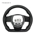 Round Steering Wheel Replacement for Tesla Model S / X 2021+【Style 1】 - Tesery Official Store