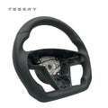 Round Steering Wheel Replacement for Tesla Model S / X 2021+【Style 1】 - Tesery Official Store