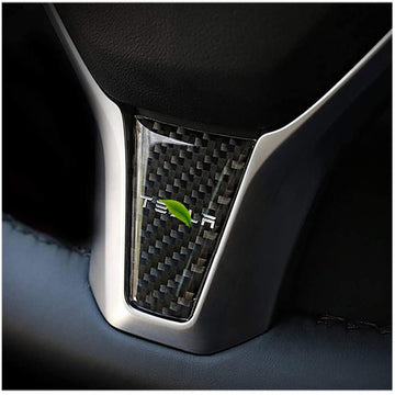 Styrehjul interiør klistermærke til Tesla Model S Model X 2016-2019.