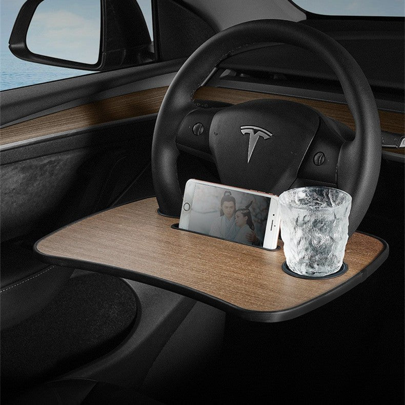 Steering Wheel Tray for Tesla Model 3 2017-2023.10 & Model Y 2020-2024 - Tesery Official Store