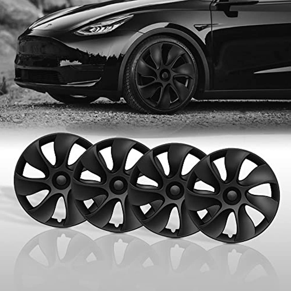 TESERY 18'' 19'' 20'' Wheel Covers for Tesla Model 3 / Model Y (4pcs)