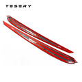 TESERY Model 3 / Y Door Panel Trim - Carbon Fiber Interior Mods【2pcs】 - Tesery Official Store