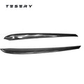 TESERY Model 3 / Y Door Panel Trim - Carbon Fiber Interior Mods【2pcs】 - Tesery Official Store