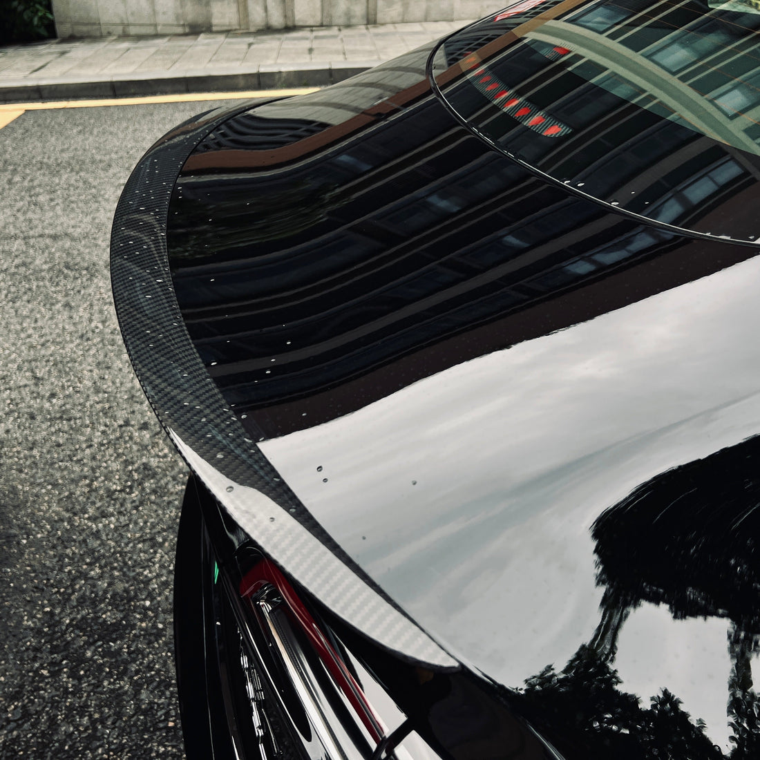 TESERY Spoiler Performance Style for Model Y / Model 3 Highland - Dry Carbon Fiber Exterior Mods - Tesery Official Store