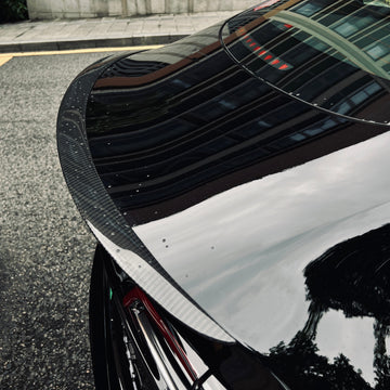 Tesery Tesla Model 3 Highland/Y Spoiler Performance OEM Style - Tør Carbon Fiber Exterior Mods
