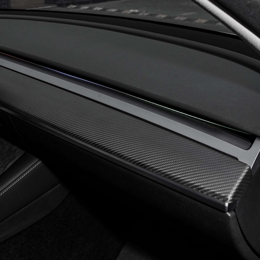 TESERY Tesla Model 3 / Y Dashboard Cover - Carbon Fiber Interior Mods - Tesery Official Store