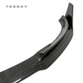 Tesla Model 3 Front Lip Spoiler V Style - Real Carbon Fiber - Tesery Official Store