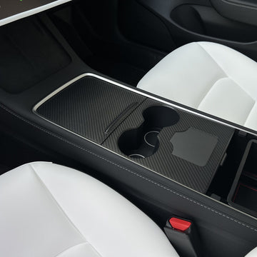 Tesla Model 3 / Y Center konsol Wrap Cover - Carbon Fiber Interior Mods