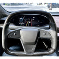 Tesla Model S Plaid 2021+ Yoke D-Round Carbon Fiber Steering Wheel Mods - Tesery Official Store