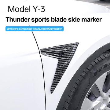 Thunder Fender side kamera beskyttelse dækket til Tesla Model Y