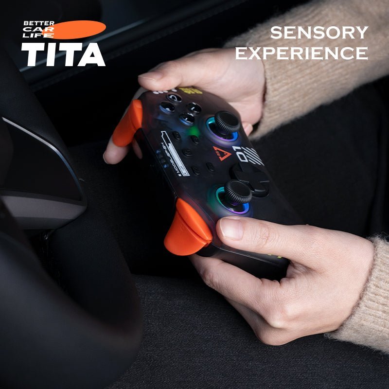 TITA Games - ALL - Round Wireless Gamepad for Tesla - Tesery Official Store