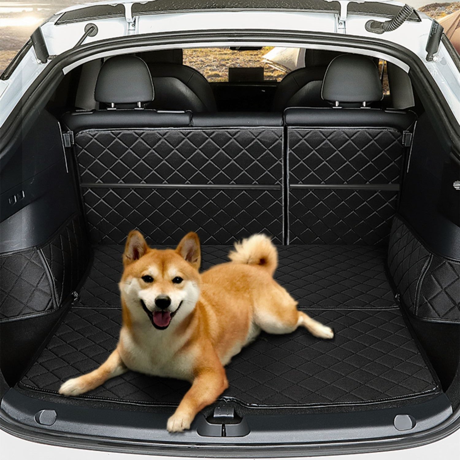 Dog mat for outlet car boot