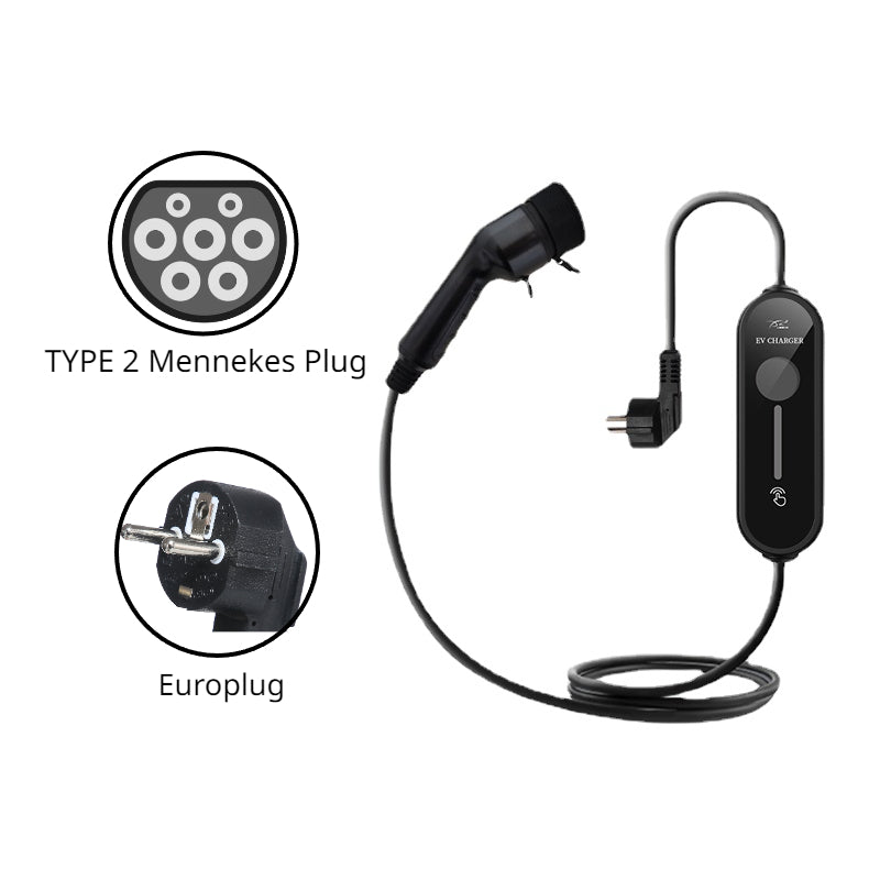 TYPE 2 Mennekes Level 1 Tesla Mobile Charger - Tesery Official Store