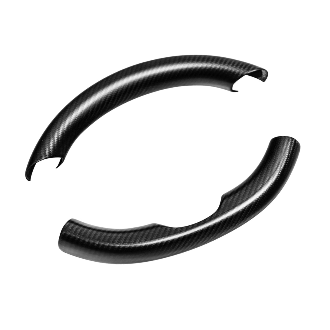 Upper / Lower Parts Steering Wheel Accessories for Tesla Model 3 / Y - Carbon Fiber Interior Mods - Tesery Official Store